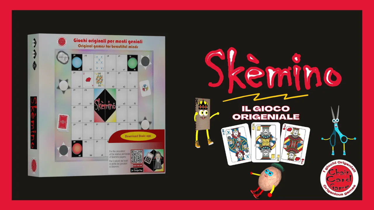 È arrivato Skemino! Il gioco da tavolo strategico origeniale