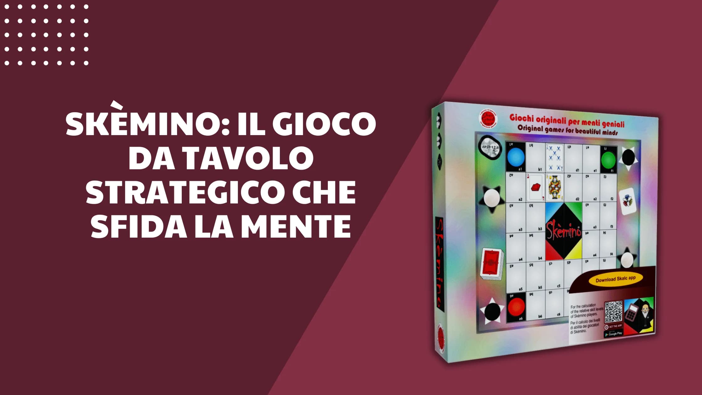 Skemino il gioco da tavolo strategico che sfida la mente