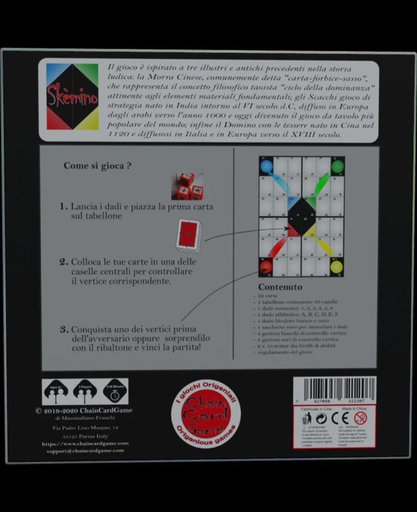 Skemino - Posteriore